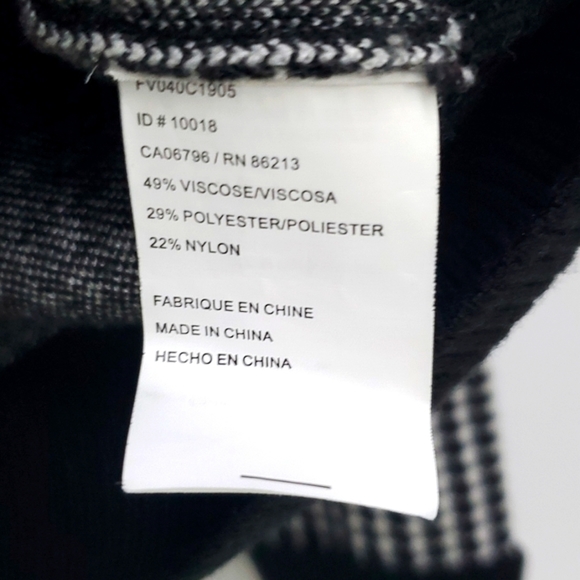 🆕️ Tristan Sweater Black and White XS - Picture 4 of 8